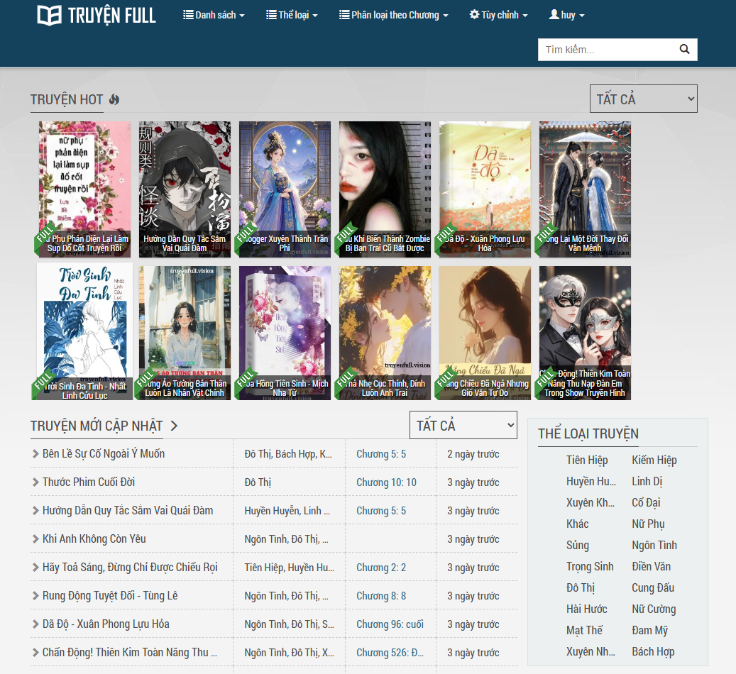 Source code truyện giống Truyenfull